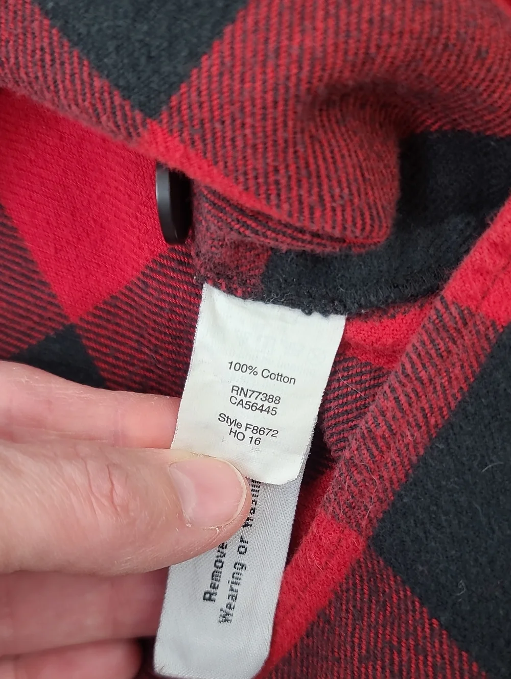 Madewell Cozy Buffalo Check Flannel Bedtime Pajama Top/Bottom Set in Red/Black